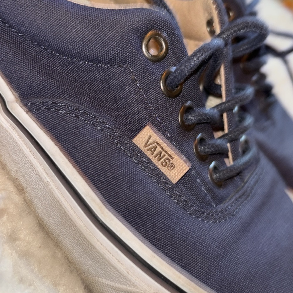 🛹Vans Authentic Era Canvas and Leather Sneakers, Size 8 - Picture 5 of 16